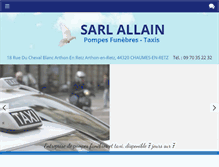 Tablet Screenshot of pfallain.com